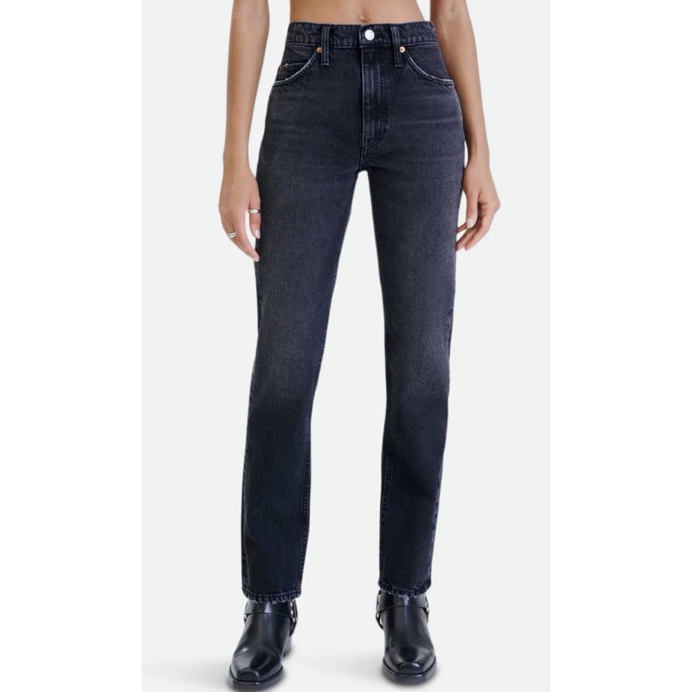 RE/DONE - Redone Originals 70s Straight Jeans in Black - Size 29